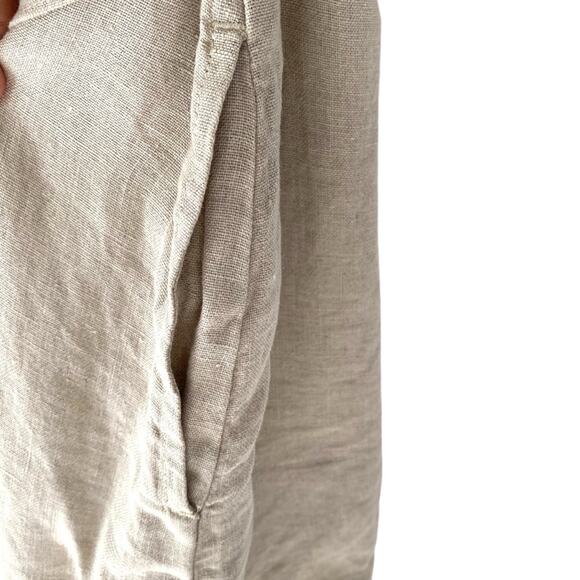 Bella Dahl Linen Sleeveless Belted Blazer NWTs Tan size small - Picture 7 of 13